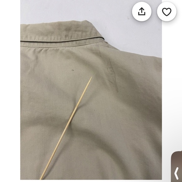 Vintage Polo Ralph Lauren Harrington Light Jacket Size XL Beige - Picture 10 of 10